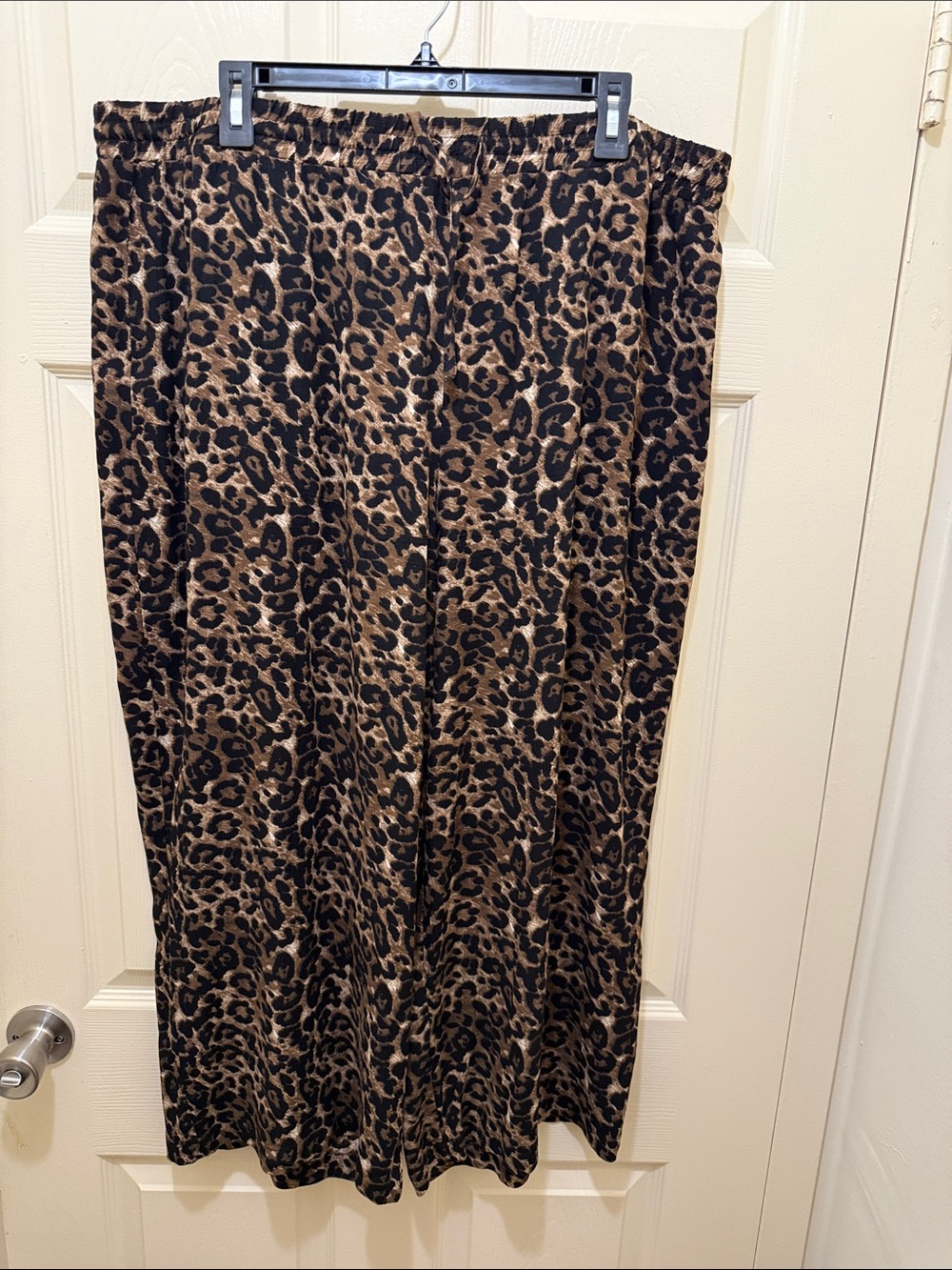 Leopard Print Capris - Brown & Black